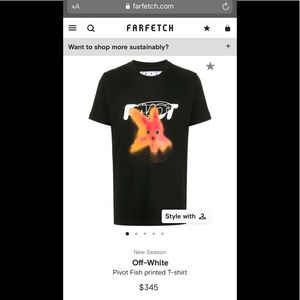 Off-White Pivot Fish T-Shirt